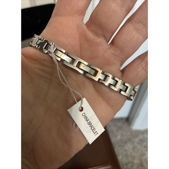Anne Klein Bracelet Watch Two-Tone Silver Gold Roman Numeral Crystal Classic NWT main image 8
